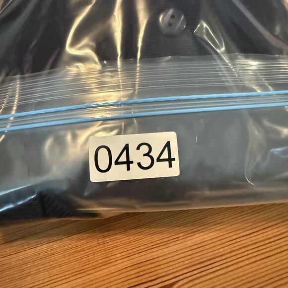 J Jill Cardigan Sz MED Navy Blue 5-Button Classic Staple Basic Organic Cotton - Picture 11 of 11